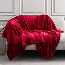 Load image into Gallery viewer, Flannel Microfiber Sofa Bed Blankets
