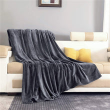 Load image into Gallery viewer, Flannel Microfiber Sofa Bed Blankets
