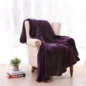 Flannel Microfiber Sofa Bed Blankets