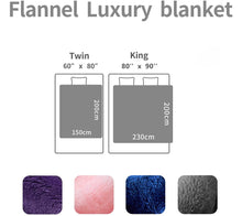 Load image into Gallery viewer, Flannel Microfiber Sofa Bed Blankets
