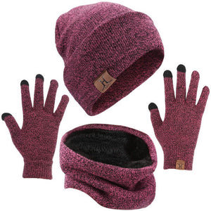 Winter Hat Scarf Gloves
