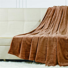 Load image into Gallery viewer, Flannel Microfiber Sofa Bed Blankets
